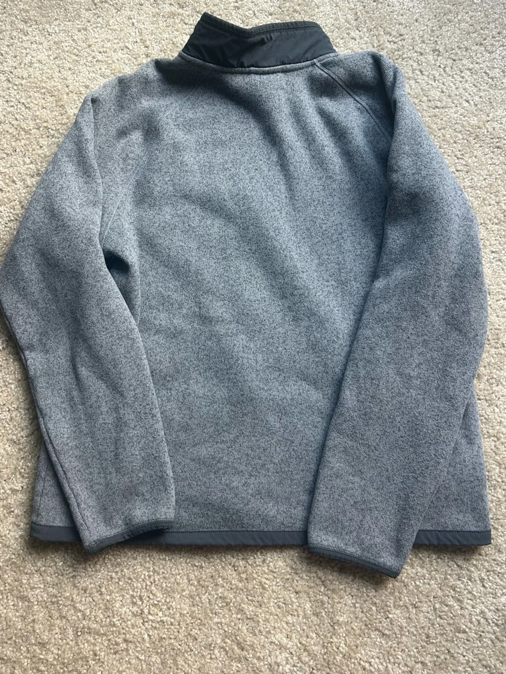 The North Face Men's Gray Full-Zip Lightweight Fleece Jacket
